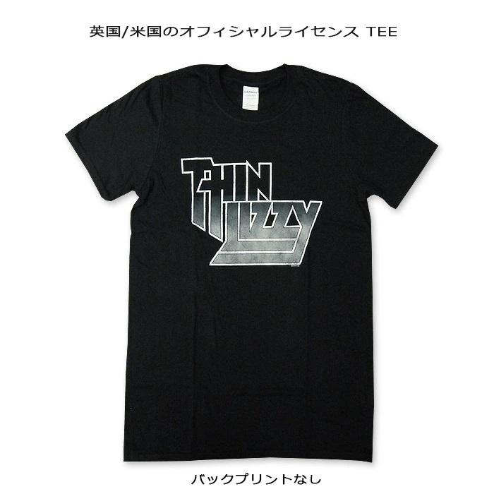 ROCK TEE THIN LIZZY-4[シン・リジィ] LOGO GRADIENT メール便送料無料 ロックＴシャツ/バンドTシャツ 英国/米国のオフィシャルライセンス |  | 01