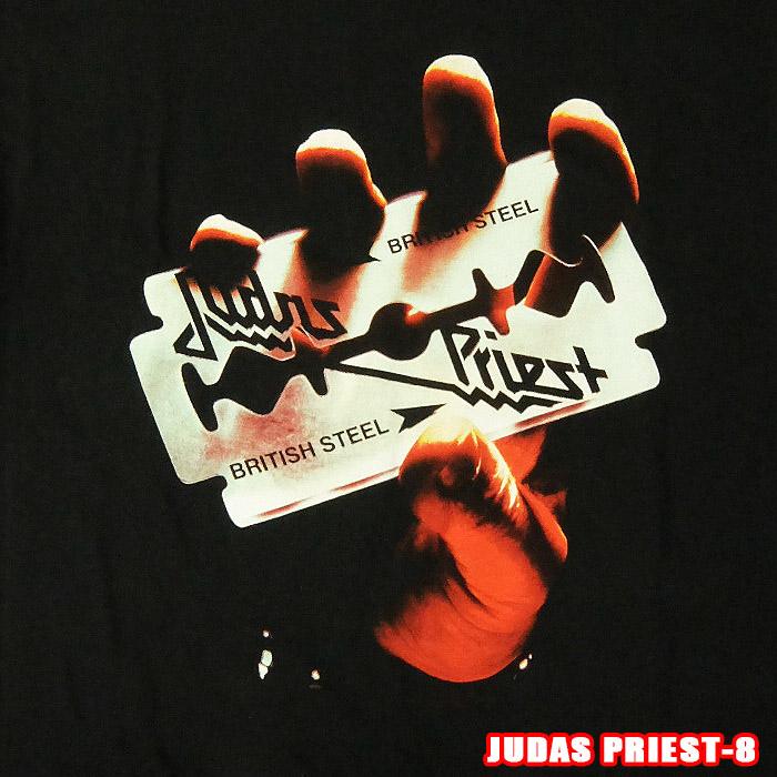 ROCK TEE JUDAS PRIEST-8[ジューダス プリースト] BRITISH STEEL メール便送料無料 ロックＴシャツ/バンドTシャツ 英国/米国のオフィシャルライセンス｜westwave