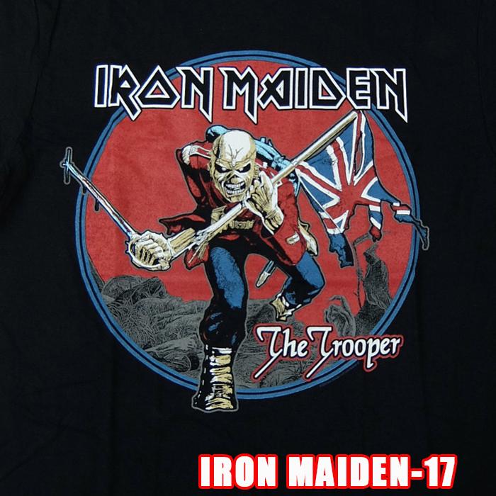 ROCK TEE IRON MAIDEN-17 [アイアンメイデン] TROOPER RED SKY ロック