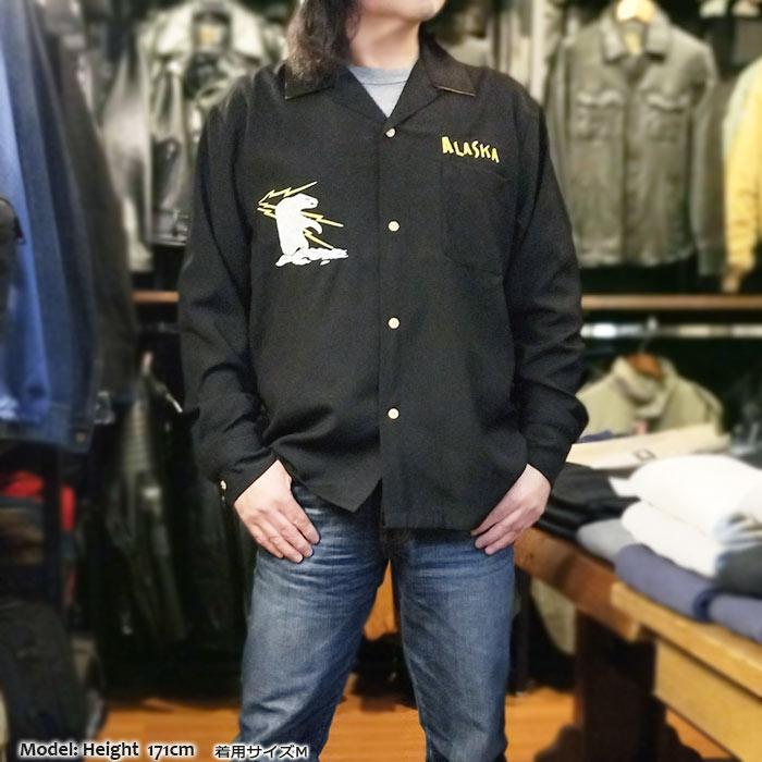 HOUSTON(ヒューストン) SOUVENIR L/S SHIRT ALASKA[41276] スーベニア