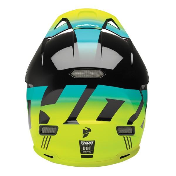Mサイズ ヘルメット THOR 24 SECTOR2 CRAVE ブラック/アシッド 日本 