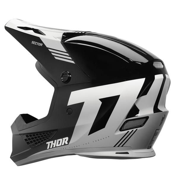 XLサイズ ヘルメット THOR 24 SECTOR2 CRAVE ブラック/ホワイト 日本 
