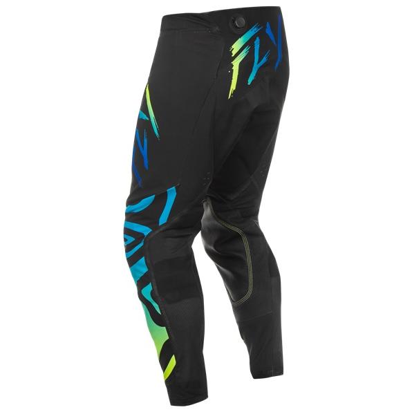 30インチ MXパンツ FLY EVOLUTION DST ZEN ブラック/ブルー/ハイビス