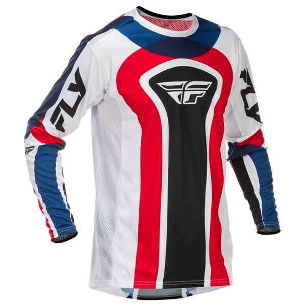  ホワイト ジャージ Mサイズ MXジャージ Mサイズ FLY LITE SE GLORY レッド/ホワイト/ブルー
