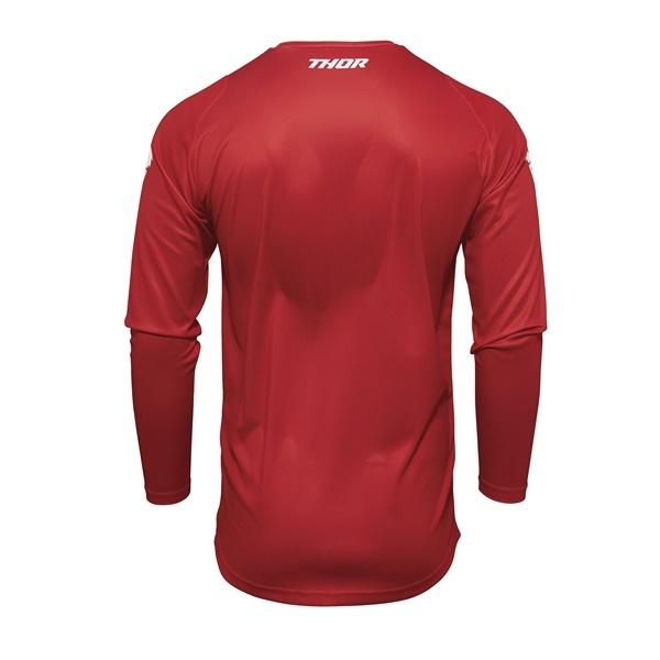 Sサイズ MXジャージ THOR 22/23 SECTOR MINIMAL レッド モトクロス