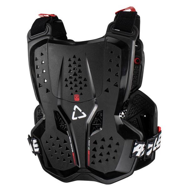 キッズ用 チェストプロテクター LEATT 3.5 Jr ブラック/レッド（ネック