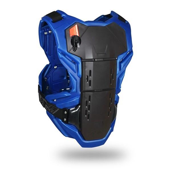 チェストプロテクター RXR Cyb-R Sサイズ ブルー/ブラック モトクロス 