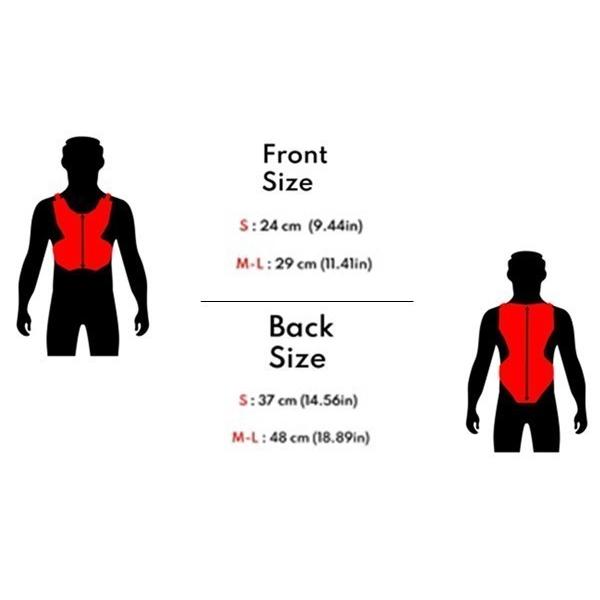 チェストプロテクター RXR Cyb-R Sサイズ レッド/ブラック モトクロス