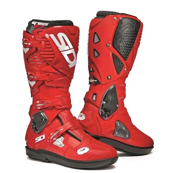 10/44 (27.0~27.5cm) MXブーツ SIDI CROSSFIRE3 レッド/レッド SRS 