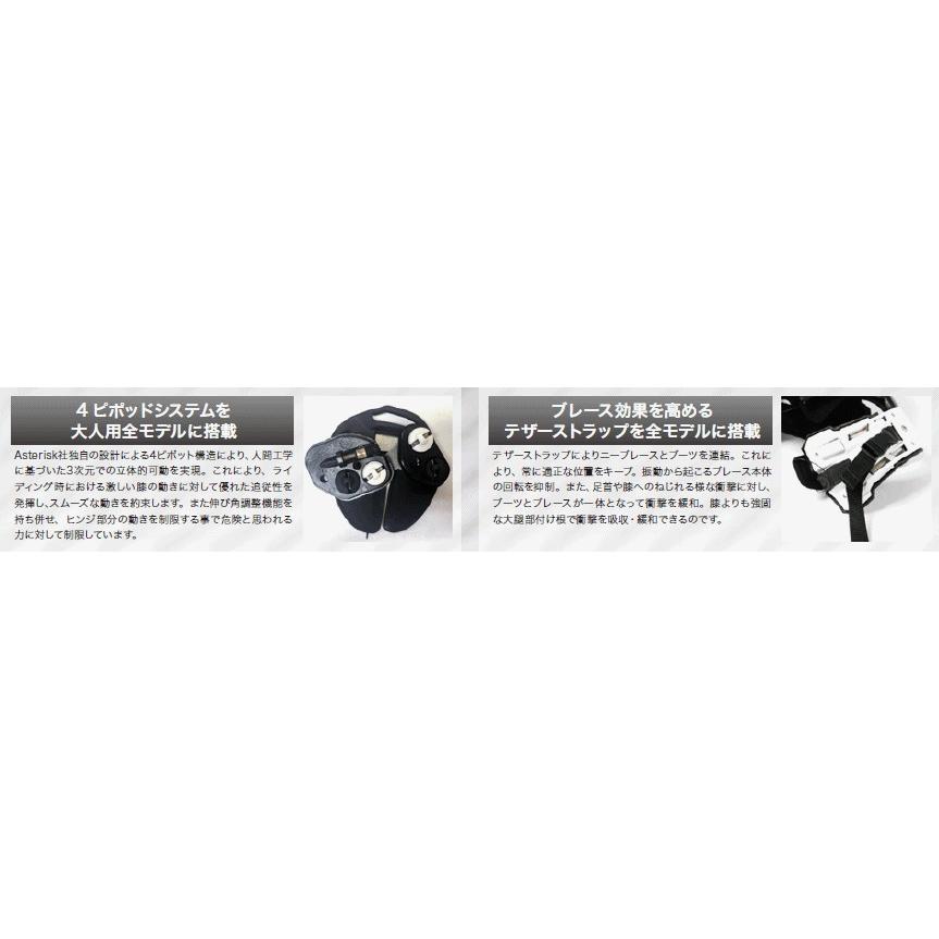 ニーブレース XLサイズ ASTERISK ULTRA CELL 4.0 (左右セット