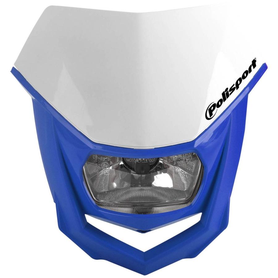 Polisport ポリスポーツ HALO ヘッドライト ホワイト/ブルー 12V/35W ハロゲンランプ仕様　正規輸入品　WESTWOODMX