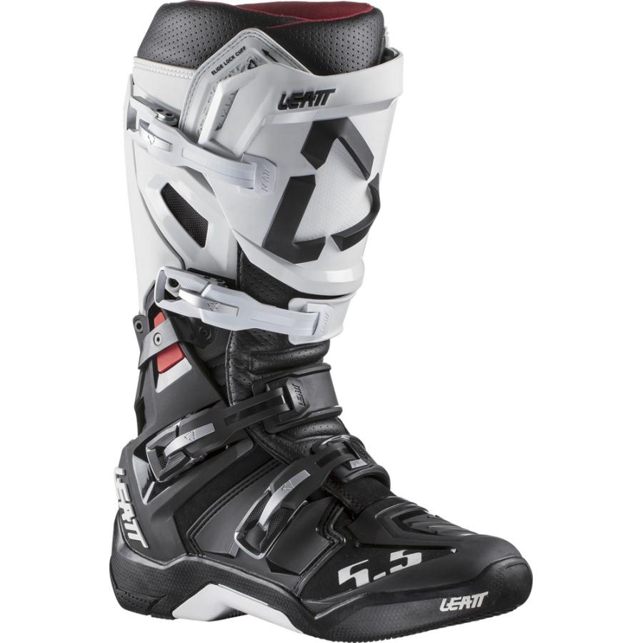 MXブーツ LEATT GPX5.5 FLEXLOCK ホワイト/ブラック モトクロス 正規輸入品