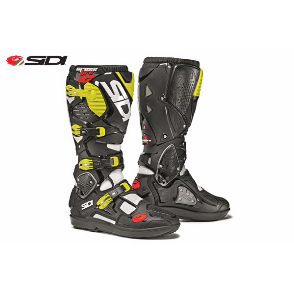 SIDI MXブーツ CROSSFIRE3 BK/YL 11.5/46 (28.5cm) SRS 交換式