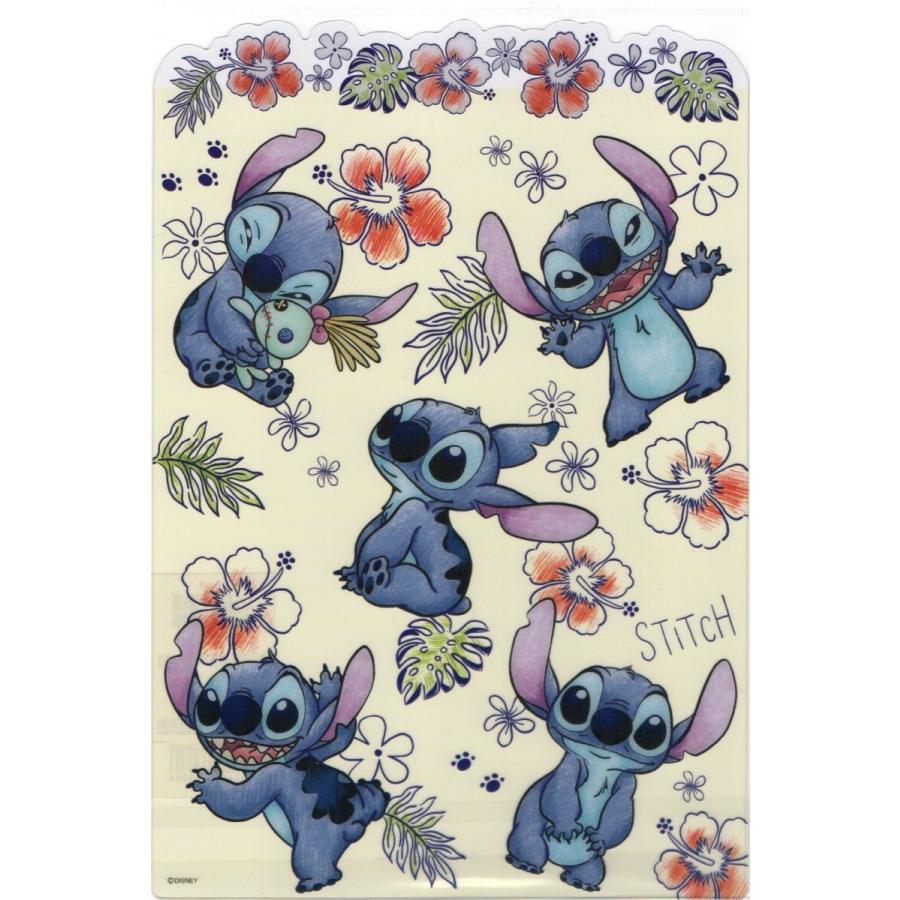 ディズニー スティッチ ダイカット クリア 下敷き ハイビスカス d2 0 Wetnosedog Company ヤフー店 通販 Yahoo ショッピング