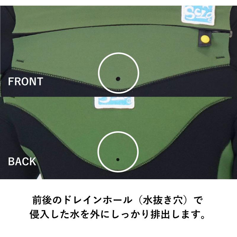 ウェットスーツ フルスーツ チェストジップ 3mm 2mm メンズ レディース