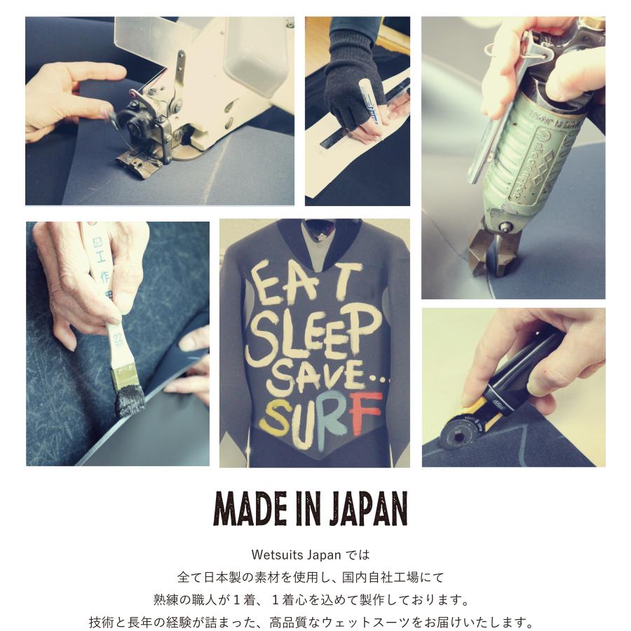 ウェットスーツ セミドライ 5mm 3mm 最新モデル クロスジップ 日本製