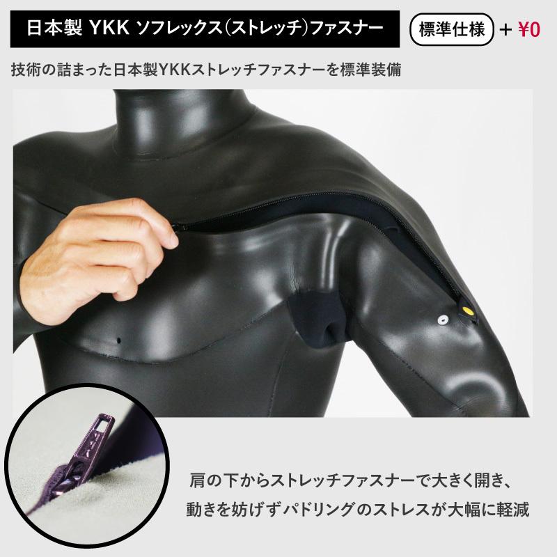 ウェットスーツ フルスーツ サーフィン ロングチェストジップ ラバー
