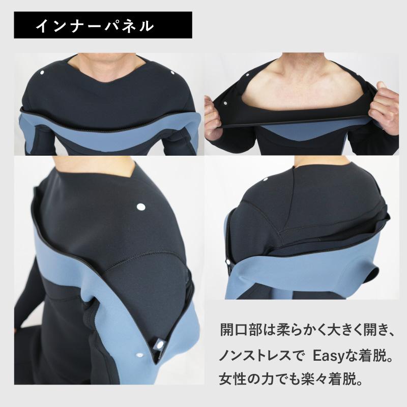ウェットスーツ フルスーツ サーフィン ロングチェストジップ ラバー