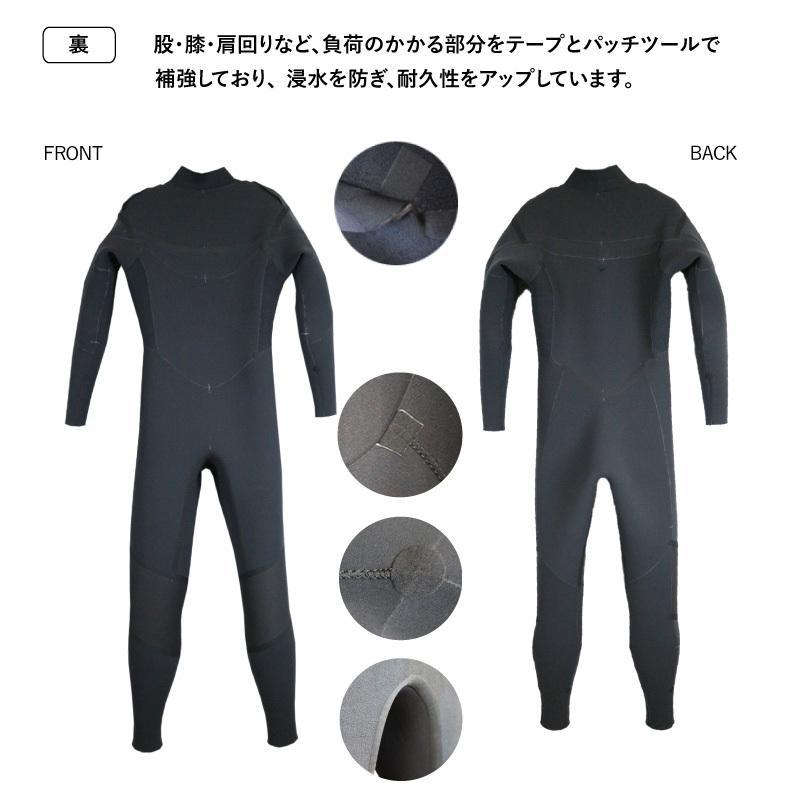 ウェットスーツ フルスーツ サーフィン ロングチェストジップ ラバー