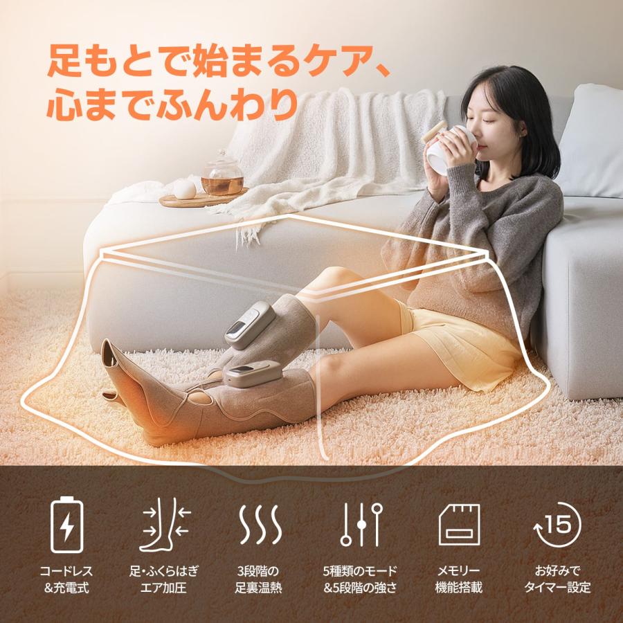 フットマッサージャー 足マッサージャー コードレス フットケア 2個