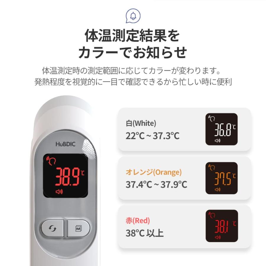 HuBDIC 体温計 非接触型 非接触体温計 サーモファインダーS5 医療機器