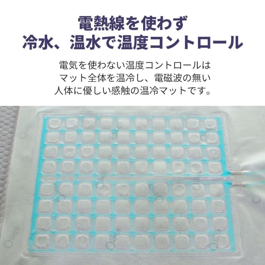 冷水マット 温水マット 冷温水マット 冷温両用 feelsleep ダブルサイズ