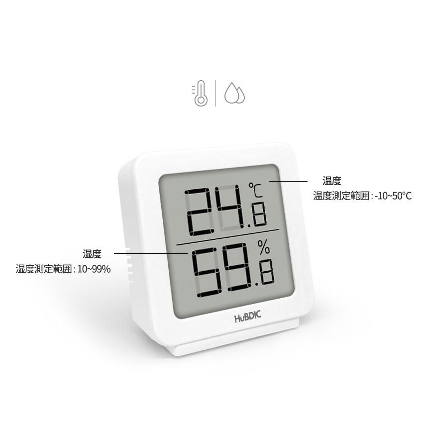 温湿度計 温度と湿度のみ シンプル コンパクト 温度計 湿度計 置き掛け兼用 卓上 マグネット付 インフルエンザ 赤ちゃん 子ども わりとおしゃれ HT-8｜wewell｜09