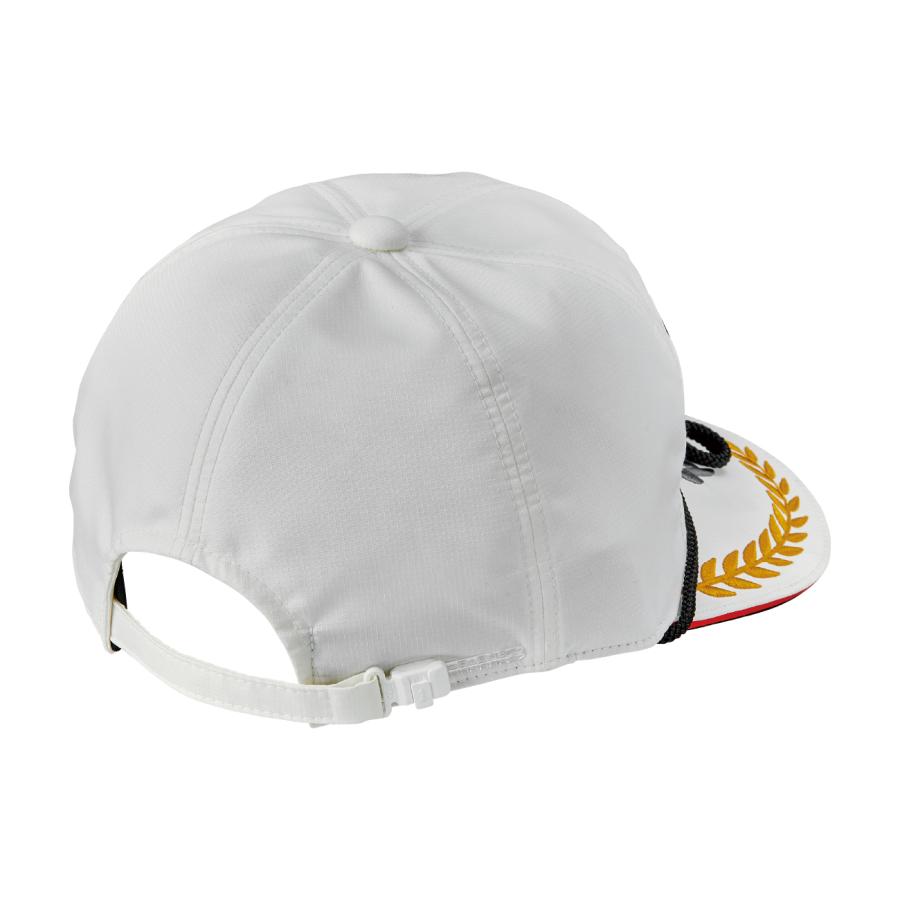 がまかつ ワッペンキャップ(がま磯) GM9124 ホワイト サイズL