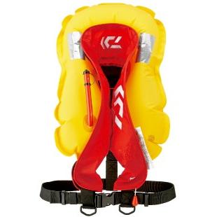 Daiwa自動膨張式ライフジャケット DF 2608 ブラック新品未使用 DAIWA（釣り） ダイワ ライフジャケット DF-2608