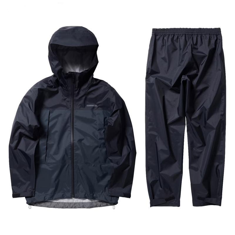 シマノ（SHIMANO） 3レイヤー レインスーツ RA-047X ブラック サイズL