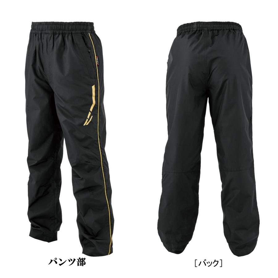 がまかつ ウィンドブレーカースーツ GM3791 ブラック×ゴールド