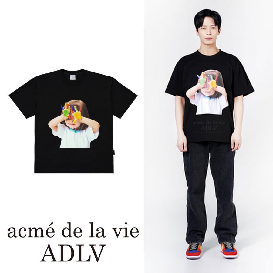 韓国ADLV t シャツ セール中 acme de la vie (アクメドラビ) ADLV Baby Face Tee