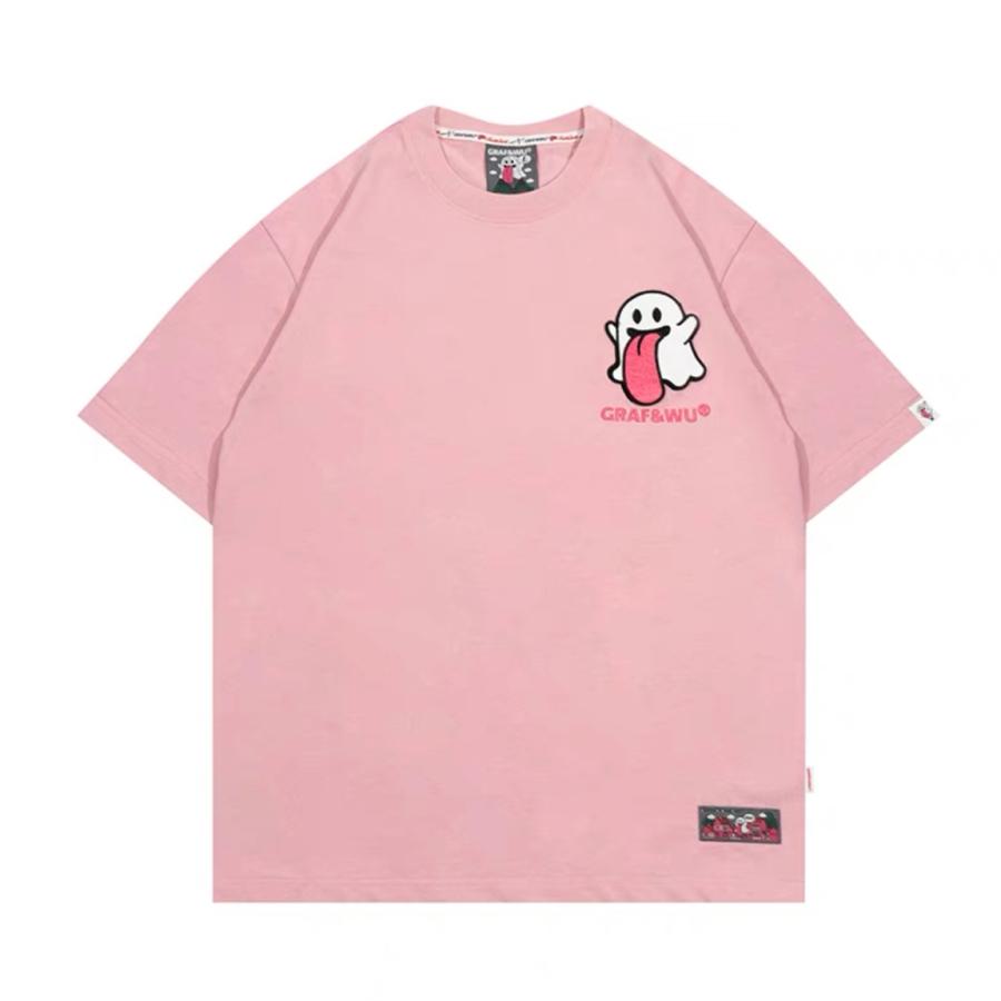 ☆韓国の人気☆【GROVE】☆FAVE T-SHIRT.S☆Tシャツ☆ GRAF&WU グラフアンドウー Tシャツ グラフウー ロゴキャラクター