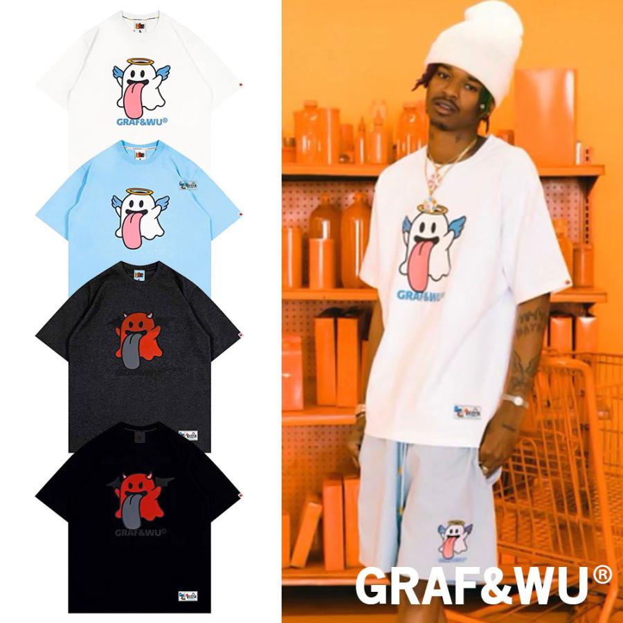 GRAF&WU グラフアンドウー ロゴキャラクター Tシャツ オーバー GRAF&WU グラフアンドウー ロゴキャラクター Tシャツ オーバー