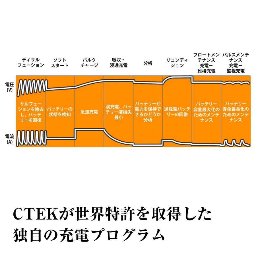 CTEK バッテリー充電器 12V/24V対応 25A 業務用 トラック対応 パルス充電 バッテリー容量回復 WHCT12/24V | CTEK | 01