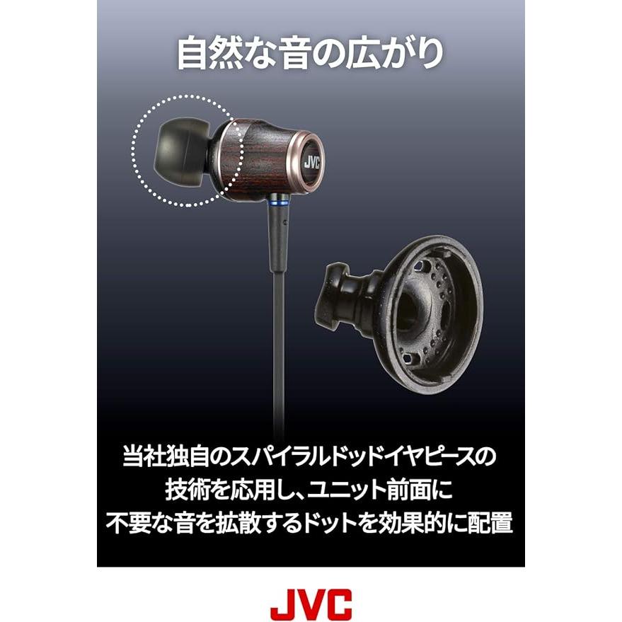 JVCケンウッド JVC HA-FW03 CLASS-S WOODシリーズ カナル型イヤホン