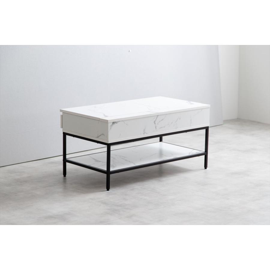 幅80cm】Fika 昇降式センターテーブル パソコンデスク PCデスク ロー