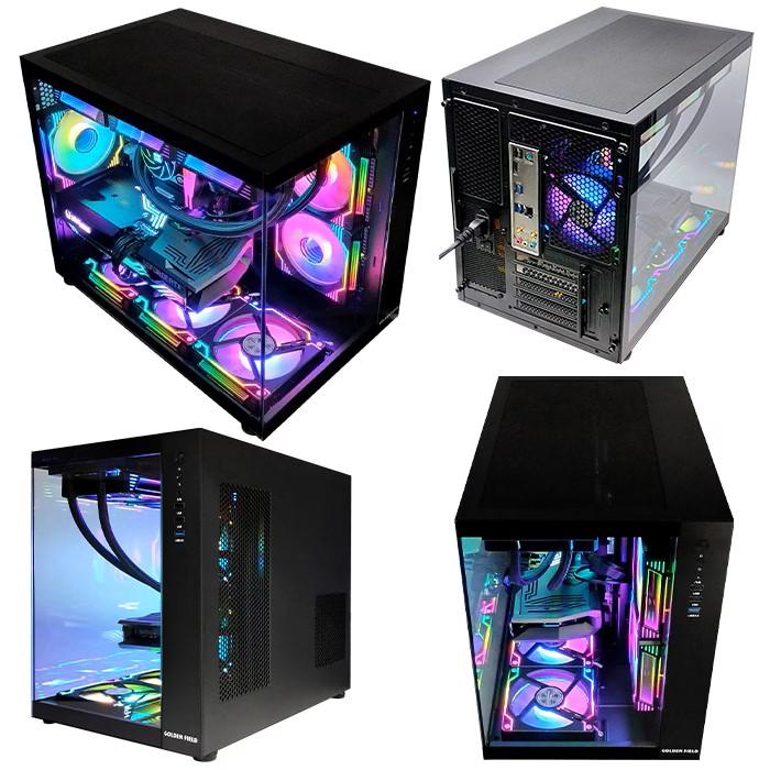 PASOUL ゲーミングPC デスクトップ 海景房 GMQ360 ブラック AMD PASOUL ゲーミングPC デスクトップ 海景房 GMQ360 ブラック AMD