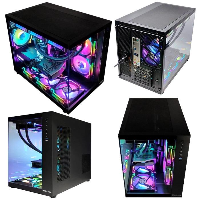 PASOUL ゲーミングPC デスクトップパソコン 海景房 GMQ360 ブラック