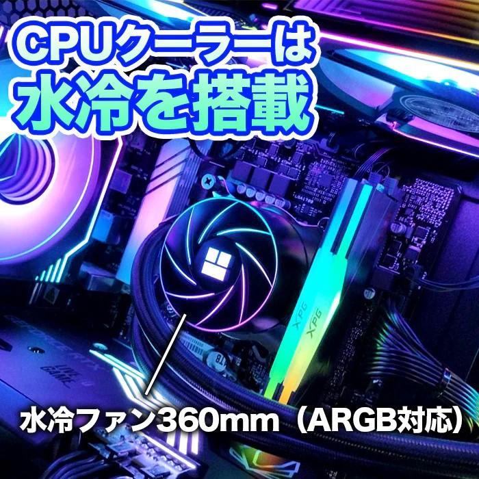 PASOUL ゲーミングPC デスクトップパソコン 海景房 GMQ360 ブラック