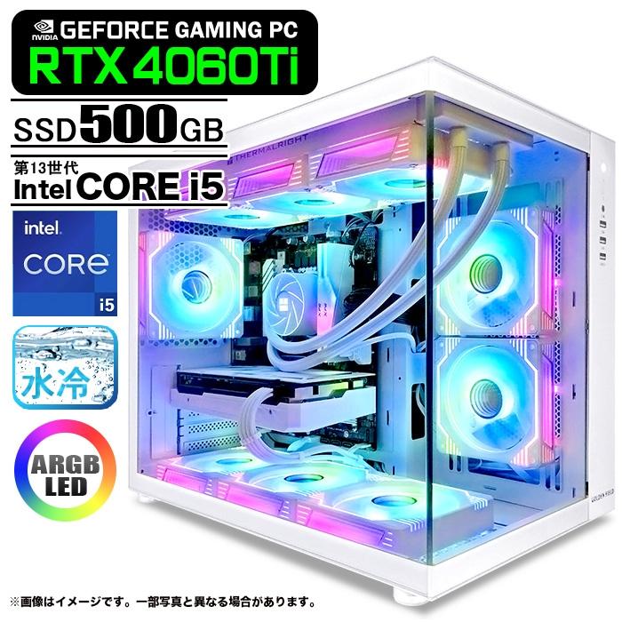 PASOUL ゲーミングPC デスクトップPC 海景房 GMQ360 ホワイト GeForce 