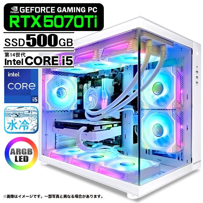 PASOUL ゲーミングPC デスクトップ 海景房 GMQ360 ホワイト GeForce 