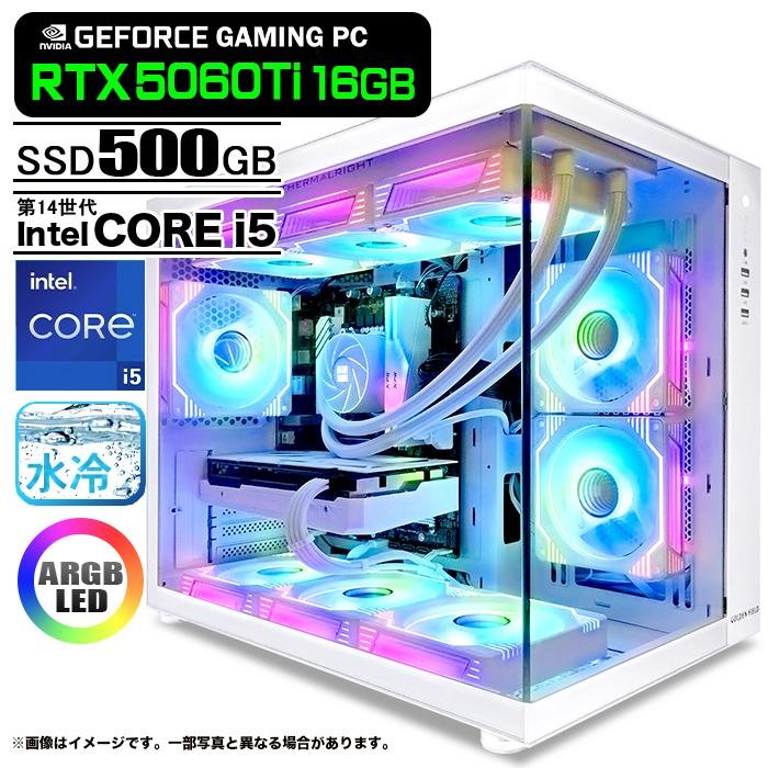 PASOUL ゲーミングPC デスクトップ 海景房 GMQ360 ホワイト GeForce