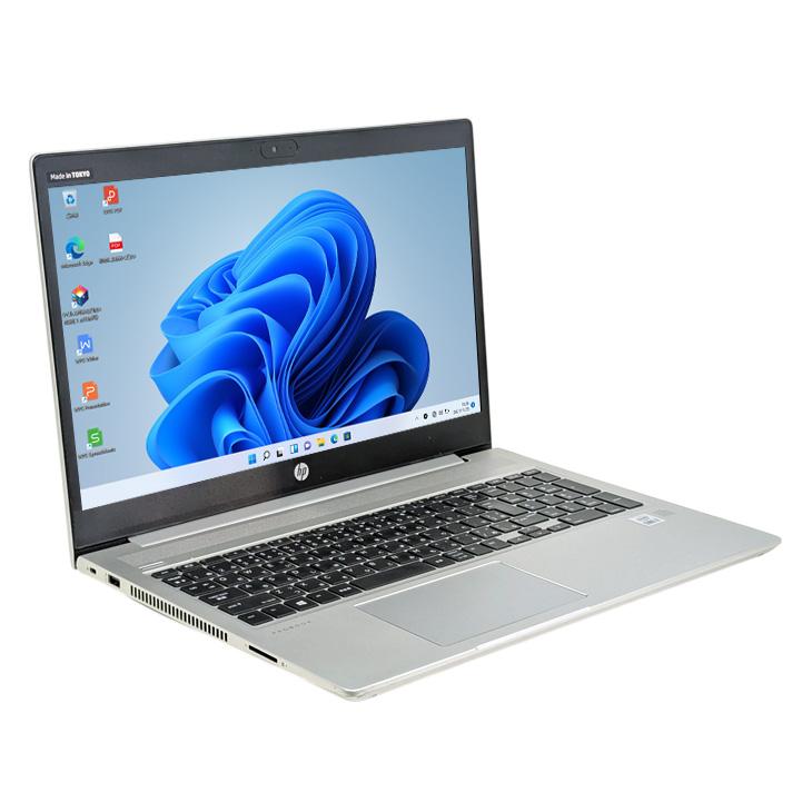 【中古パソコン】HP PROBOOK 450G7 中古 ノート Office Win11[Core i7 10510U メモリ16GB SSD512GB 無線 カメラ テンキー 15.6型]:良品の画像