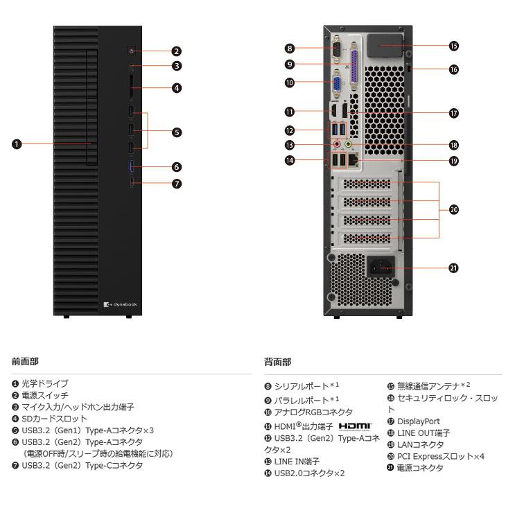 dynaDesk TOSHIBA DynaDesk DT200/U 新品デスクトップ ハイパワー 4