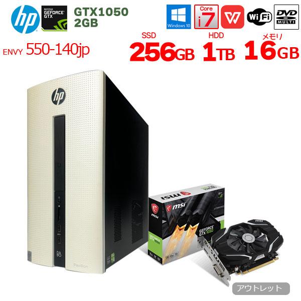 日本HP HP Pavilion 550-140jp eスポーツ ゲーミングPC GTX1050 2GB
