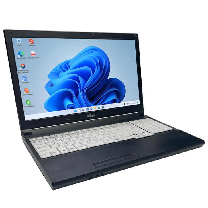 富士通（FUJITSU） A576/RX 中古 ノートパソコン Office Win11 入門機