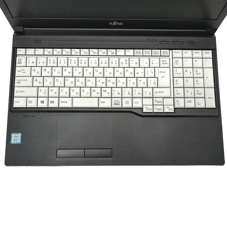 【中古パソコン】富士通 LIFEBOOK A579 ノートパソコン Office 第8世代 テンキー [Core i5 8265U 8GB 512GB マルチ BT 無線 15.6 キーボード白] :良品の画像