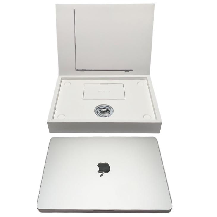 【今だけTYPE-Cハブ】Apple MacBook Air 15.3inch MC9E4J/A  3114 2024 TouchID [Apple M3 8コア メモリ16GB SSD256GB 無線 BT カメラ 15.3 Silver 純箱] :美品の画像