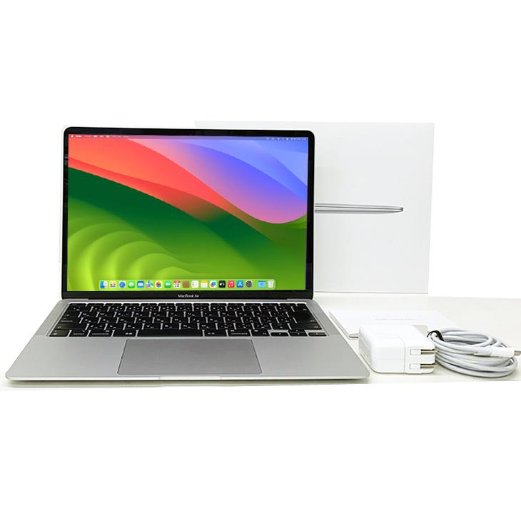 Apple MacBook Air 13.3inch MGN93J/A A2337 2020 選べるOS TouchID [Apple M1チップ  8コア 8GB SSD256GB 無線 BT カメラ 13.3 純箱 Silver] ：美品